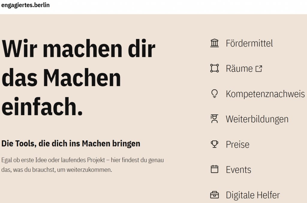 Grafik: Engagiertes Berlin Grafik: Engagiertes Berlin