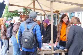 Interesse am Kiezquiz. Foto: Andrei Schnell