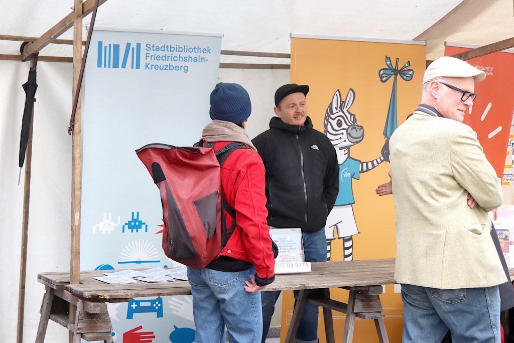 Projekt Digital Zebra der Mittelpunktbiliothek. Foto: Andrei Schnell